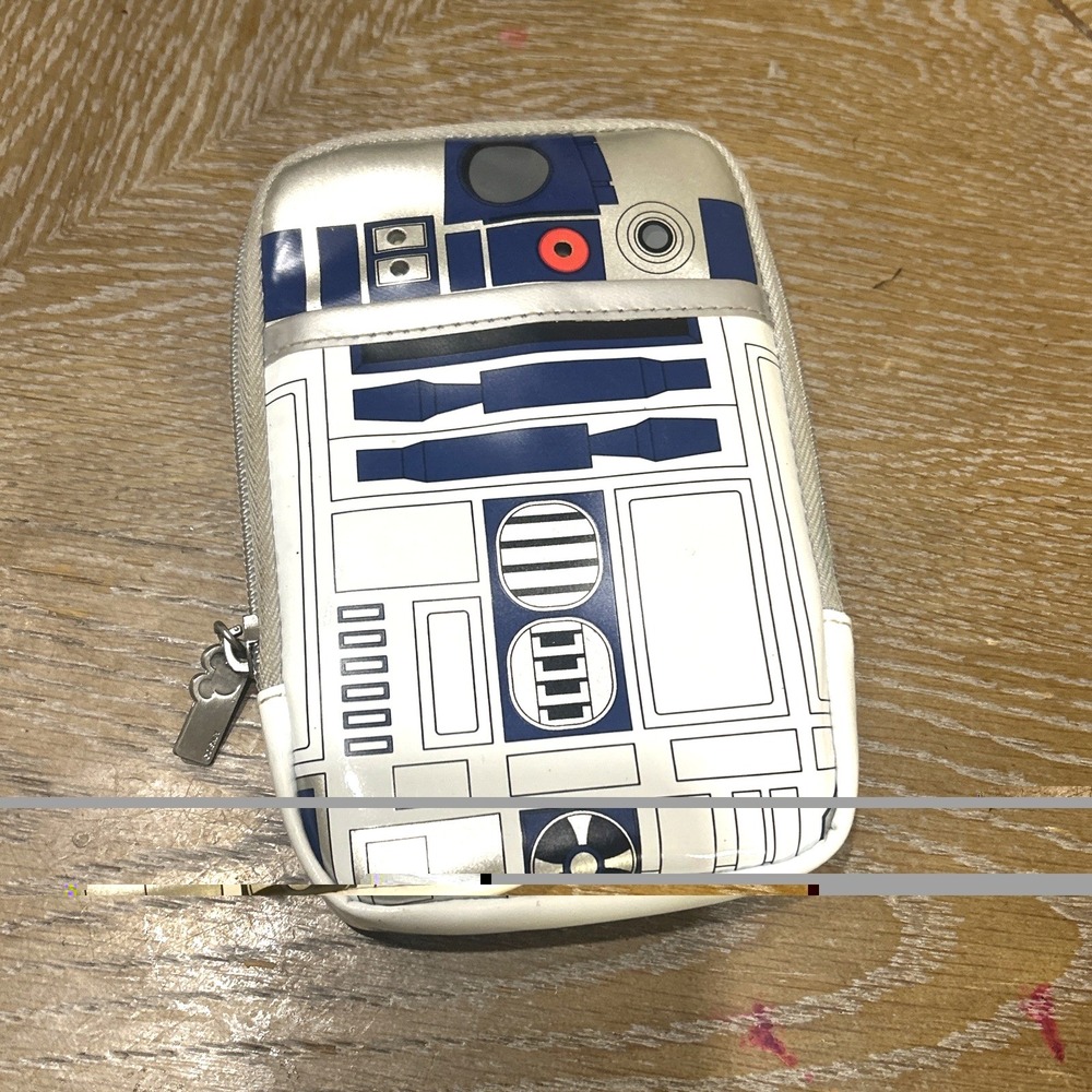 Disney Parks Star Wars R2D2 Droid Lighted Phone Case Wallet Pouch Bag D-Tech